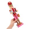 Hemobllo Christmas Nutcracker Soldier Figurine Gingerbread for Home Decor Unique European Style Ornament for Holiday Celebrations and Festive Tabletop Displays view 4