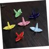 CIYODO 12pcs Chinese Chopstick Pillow Ceramic Rack Cutlery Organizer Elegant Counter Top Utensil Holder view 2