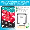 TahoeBay Blank Can Cooler Sleeves in Bulk, Regular, Placid Blue, 8-Pack view 3