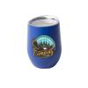 JPPlus 12oz Laser Engravable Stemless Wine Glass Blanks for Engraving, UV-LED Vinyl, or Toner Heat Transfer. Personalize for Parties, Gifts, or Branding. Includes Clear Lid (1, Blue) view 3