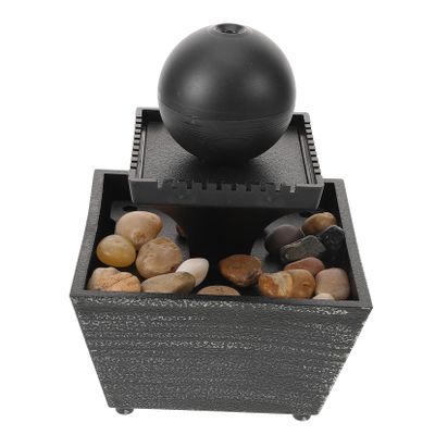Alipis Water Fountain Decor Small Tabletop Fountain Running Water Chinese Style Indoor Decor for Home Office