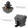 Alipis Water Fountain Decor Small Tabletop Fountain Running Water Chinese Style Indoor Decor for Home Office view 3