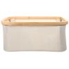 Cabilock Laundry Basket Large Foldable Clothes Organizer Handles for Home and Boys and Girls Toy Storage view 1