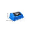 Cabilock Waste Bin Lid Plastic Trash Can Cover Replacement Lid for Large Garbage Can Easy Flip view 2