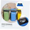 Cabilock Waste Bin Lid Plastic Trash Can Cover Replacement Lid for Large Garbage Can Easy Flip view 3
