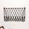 FccsiKoa Hanging Net for Toy Storage, Stuffed Animal Organizer, Toy Holder for Playroom, Black view 2