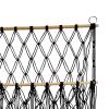 FccsiKoa Hanging Net for Toy Storage, Stuffed Animal Organizer, Toy Holder for Playroom, Black view 4