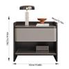 SENBAILU Bedside Table Nordic Style Hotel Bedside Table Homestay Locker Bedroom Storage Cabinet Hotel Bedside Cabinet Sofa Side Table Bed Side Tables Bedroom view 2