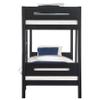 Black Twin,Twin Bunk Bed with Ladder view 4