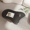 47 Inch Black Cloud Shaped Coffee Table for Living Room view 4