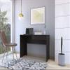 Acre Writing Computer Desk, One Drawer Black view 1