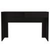 Acre Writing Computer Desk, One Drawer Black view 2