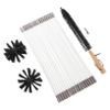 Cabilock Flexible Chimney Cleaning Kit with Brush and Rods Efficient Lint Remover for Dryer Vents and Fireplaces Essential Tool for Home Safety and Maintenance view 1