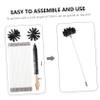 Cabilock Flexible Chimney Cleaning Kit with Brush and Rods Efficient Lint Remover for Dryer Vents and Fireplaces Essential Tool for Home Safety and Maintenance view 2