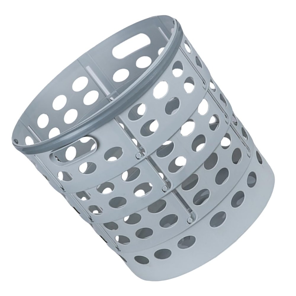 ABOOFAN Large Capacity Laundry Basket Rolling Plastic Storage Basket for Home Foldable Storage Hamper Handles