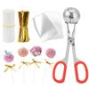 Kronabelle 1001 Pcs Cake Supplies, Lolli Bags, Sticks, Twist Ties, and Making Tool for DIY Sweet Treats view 1