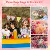 Kronabelle 1001 Pcs Cake Supplies, Lolli Bags, Sticks, Twist Ties, and Making Tool for DIY Sweet Treats view 4