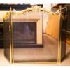 Fireplace Screen Guard, Fire Screen/Spark Guard Wrought Iron Fireplace Cover Guardrail Fireplace Fire Net 3 Fold Fireplace Screen Sample Room Decorati view 3