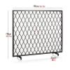 Fireplace Screen Guard, Fire Guard 38.5x30.7in Single Panel Handcrafted Wrought Iron Mesh Fireplace Screen, FireGuard for Living Room, Bedroom Dcor, view 4