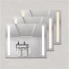 36 x 30 inch Medicine Cabinet with LED Vanity Mirror, Anti Fog, Dimmable, Recessed or Mount, Aluminum 3000K~6000K Lighted Double Door Bathroom Cabinet with Touch Switch view 3