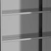 Bathroom Mirrored Cabinet, 24"x26" Stainless Steel e Medicine Cabinet, Wall Mounted Storage Organizer with Double Doors, Silver view 3