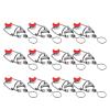 AMZLMPKNTW Flip Top Cap Stopper Swing Top Glass Bottle Cap Root Homebrew Beer Wine Bottles Replacement Swing Caps 12Pcs joyful view 2