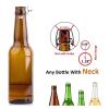 AMZLMPKNTW Flip Top Cap Stopper Swing Top Glass Bottle Cap Root Homebrew Beer Wine Bottles Replacement Swing Caps 12Pcs joyful view 4