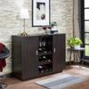Espresso 2 Door Wine Cabinet view 2