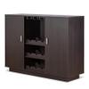 Espresso 2 Door Wine Cabinet view 3