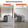 Abestorm LGR85 Commercial Dehumidifiers with Pump, 180 PPD Industrial Dehumidifier for Basement, Crawl Space, Warehouse, Auto Defrosting, 5 Years Limited Warranty view 3