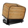 2 Slice Toaster Cover with Pockets Universal Bread Maker Cover Board Texture Kitchen Small Appliance Cover with Handle Oven Cover Dust and Fingerprint Protection view 1