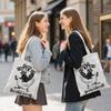 Cute Funny Gag RChicken Gifts Raccoon Gifts Canvas Tote Bag Tote Bag for Women Girls Her Animals Lovers Beach Reusable Grocery Bags for Shopping Birthday Christmas Retirement view 2