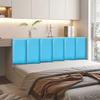 3D Peel and Stick Headboard for Twin, Full and Queen, Sized 7.87" X 19.69", Soundproof Wall Panels 3D, Upholstered Wall Panel,K,50x20CM/6 Pcs view 1