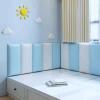 3D Peel and Stick Headboard for Twin, Full and Queen, Sized 7.87" X 19.69", Soundproof Wall Panels 3D, Upholstered Wall Panel,K,50x20CM/6 Pcs view 3