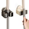 JEYQXZPG CompatibleSuction Cup Mop Clip Holder Wall Mounted Mop Brush Broom Hanger Fixed Rack Kitchen Bathroom Organizer Shelf Hook Accessories(White-3pcs) view 4