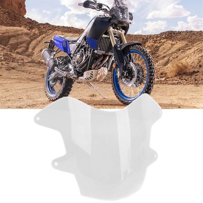 AYQEBNC Motorcycle Headlight Guard Cover, Motorcycle Headlight Protector Guard Impact Resistant Smooth Surface Compatible with Tenere 700 20192022 (Transparent), Frame Protective Cover