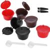 Reusable Coffee Capsule Filter Cup, Food Grade PP + Stainless Steel Material, Precise Outlet, Good Filtering Effect, with Spoon & Brush Set for Coffee Machine view 3