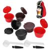 Reusable Coffee Capsule Filter Cup, Food Grade PP + Stainless Steel Material, Precise Outlet, Good Filtering Effect, with Spoon & Brush Set for Coffee Machine view 4