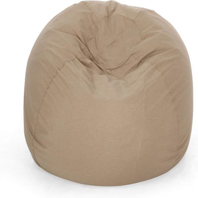 5 Foot Comfortable High Density Shredded Foam Bean Bag Chair for and Adults, with Removable Microsuede Cover, Ideal Reading and Bedroom Floor Lounge, Tuscany DB152