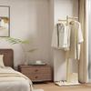 ENUMAIL Modern Garment Rack,Z-Shaped Coat Stand with Rock Base,68.9in,Gold view 2