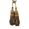1 Pack Luxury Double Tassel Curtain Tieback, 26 in Total Length  Handcrafted Decorative Rope Holdback for Drapes & Home Interior Styling E1808_B view 1