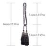 1 Pack Luxury Double Tassel Curtain Tieback, 26 in Total Length  Handcrafted Decorative Rope Holdback for Drapes & Home Interior Styling E1808_B view 2
