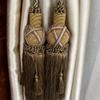 1 Pack Luxury Double Tassel Curtain Tieback, 26 in Total Length  Handcrafted Decorative Rope Holdback for Drapes & Home Interior Styling E1808_B view 4