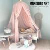 Tyenaza 60 x 240 cm Net, Elegant Color Home Mesh Net Children Bed Canopy Netting, for Kid Baby Bedroom (Roseate) view 2