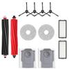 11 Packs Accessories Kit Compatible with Roborock Qrevo Master/Qrevo Slim Robot Vacuum Cleaner, Replacement Parts Include 1 Main Brush,2 Mop Clothes,2 Hepa Filters,4 Side Brush and 2 Dust Bag view 1