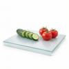 Acrylic Cutting Board with Counter Lip Small (12" x 16" / 30 x 40 cm) | Clear Kitchen Cutting Board Without Bin, Durable & Easy to Clean, Non-Slip Edge Design view 1