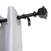 0.75 in. Curtain Rod for 86-120 in. Windows, Black view 1