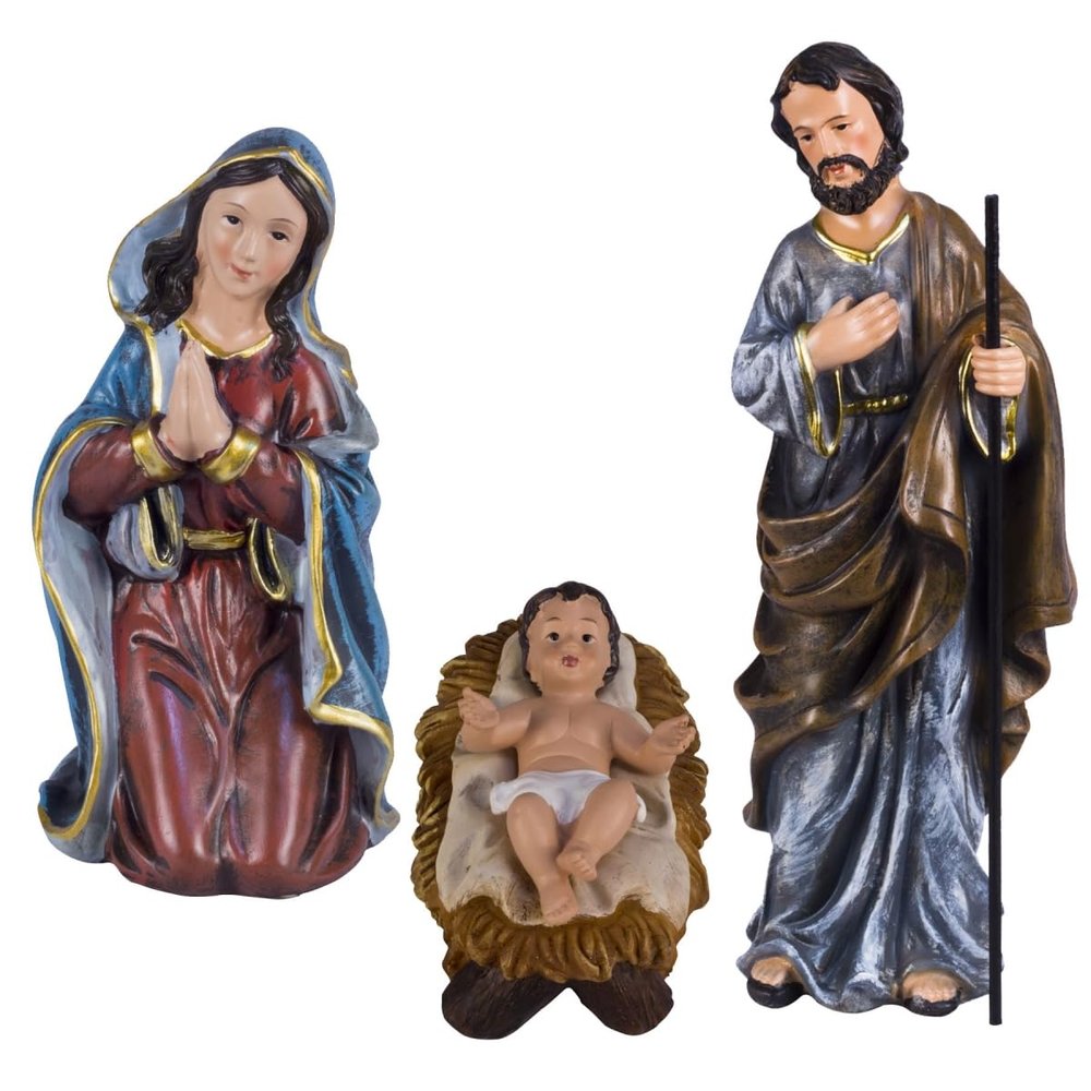 12 in. Holy Family Nativity Set - 3 Piece