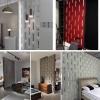 3D Hollow Partition WallPU Components Room Dividers Wall for Living Dining Room Kitchen Bedroom Office Bar Restaurant Home Hotel Decor, Easy to Cut(Gray,5pcs 60x60cm/23.6x23.6in) view 3