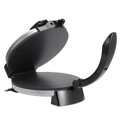10" Electric Tortilla Maker, Tortilla Press with Detachable Handle, Stainless Steel Non-Stick Roti Maker for Tortilla Chapati Roti Omelette